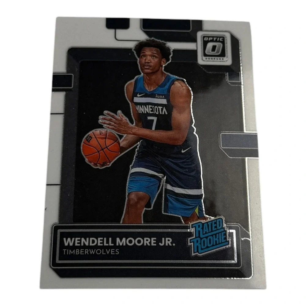 2022-23 Panini Donruss Optic Wendell Moore Jr. Rated Rookie #201 Timberwolves
